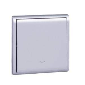Schneider 16AX 250V 1 Gang 1 Way Switch with Fluorescent Locator - DELIGHT OptoElectronics Pte. Ltd