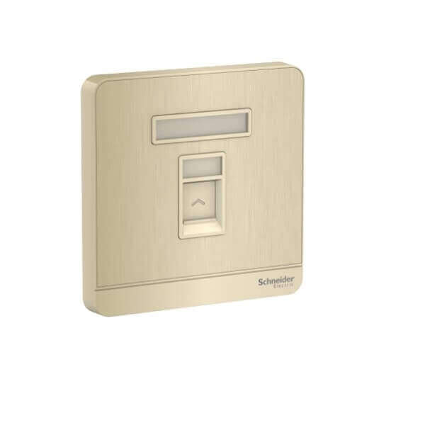 Schneider AvatarOn, 1Gang telephone socket, - DELIGHT OptoElectronics Pte. Ltd