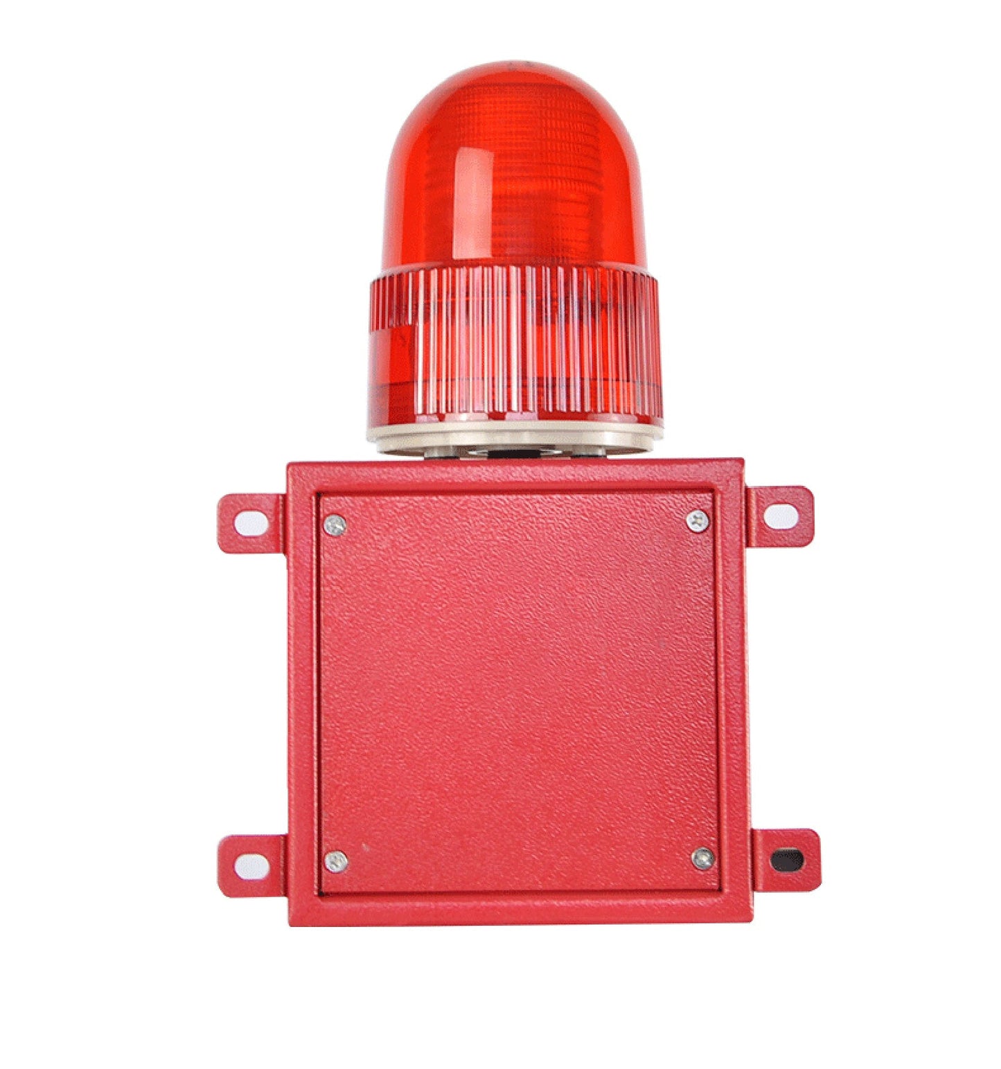 YASONG Button Control Box Alarm Siren Outdoor One Button Linkage LED Strobe light 120dB Loud Horn emergency Security Siren for Farm School Factory SLA-TG01Z