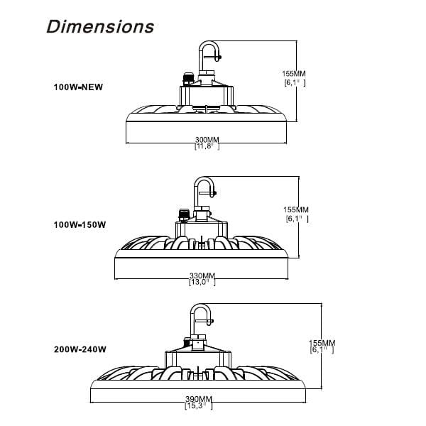 M3 Fixture [China] Delight MHBX ETL Led High Bay