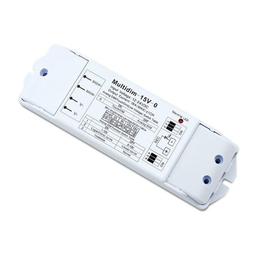 Euchips 12V 24V DC 1 Channel Constant Voltage Dimmable Driver Multidim-15V-0-Ballast /Drivers-DELIGHT OptoElectronics Pte. Ltd