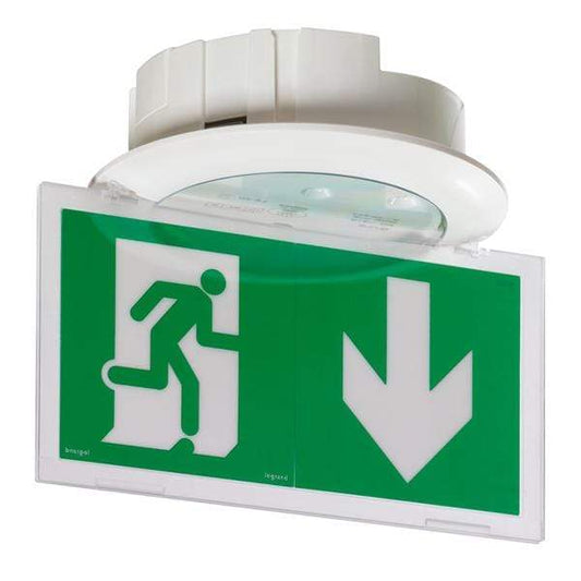 R1 Fixture Legrand 0.6W LED Recessed Emergency Lighting IP40