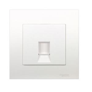 Schneider 1 Gang Keystone Wallplate with Shutter - DELIGHT OptoElectronics Pte. Ltd