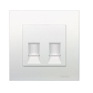 Schneider 1 Gang Keystone Wallplate with Shutter - DELIGHT OptoElectronics Pte. Ltd