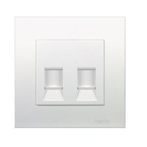 Schneider 1 Gang Keystone Wallplate with Shutter - DELIGHT OptoElectronics Pte. Ltd