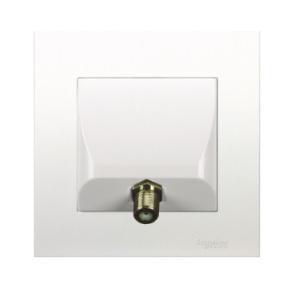 Schneider 1 GANG TV CO-AXIAL OUTLET - DELIGHT OptoElectronics Pte. Ltd