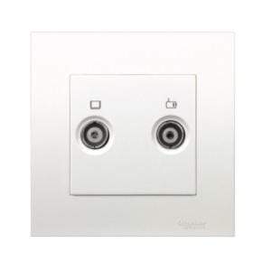 Schneider 1 GANG TV CO-AXIAL OUTLET - DELIGHT OptoElectronics Pte. Ltd