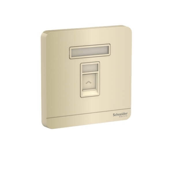 Schneider AvatarOn, 1Gang telephone socket, - DELIGHT OptoElectronics Pte. Ltd