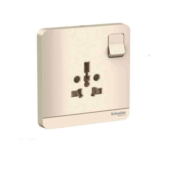 Schneider AvatarOn, 2P + 3P, 16 A, 250 V,Universal SSO switched socket, - DELIGHT OptoElectronics Pte. Ltd