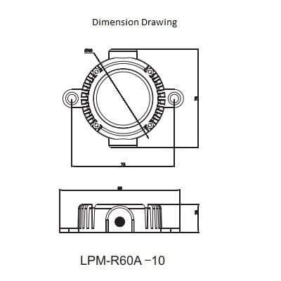 T1 Fixture [China] LED Pixel Module (LPM)- R60 Series/IP65/RGB/CE x 6Pcs