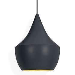 Y1 Home Decore Black / Black [USA] TOM DIXON Beat Fat Pendant Light