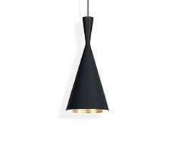 Y1 Home Decore Black / Black [USA] TOM DIXON Beat Tall Pendant Light