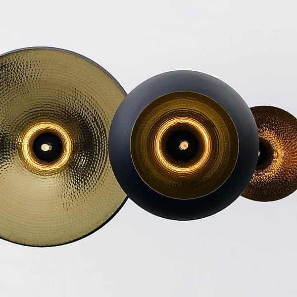 Y1 Home Decore Black [USA] Tom Dixon Beat Range Round Multi-Light Pendant Light