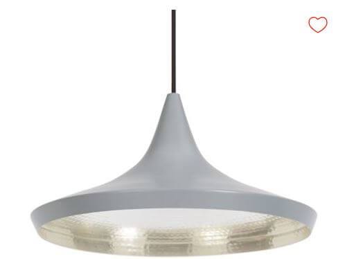 Y1 Home Decore Grey / Black [USA] TOM DIXON Beat Wide Pendant Light