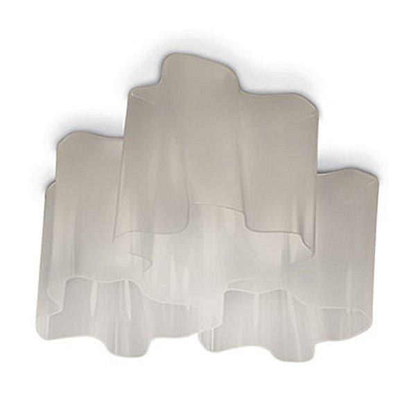 Y1 Home Decore Grey Smoke [USA] Artemide Gerhard Reichert, Michele De Lucchi Logico Mini Triple Nested Semi-Flushmount Light