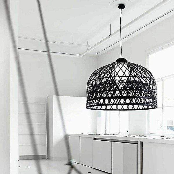 Y1 Home Decore [USA] Moooi Lyndon Neri, Rossana Hu Emperor Suspension Light (Black/Medium) - OPEN BOX RETURN