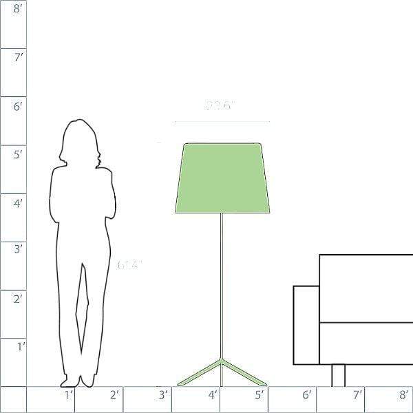 Y1 Home Decore [USA] Moooi Marcel Wanders Double Shade Floor Lamp