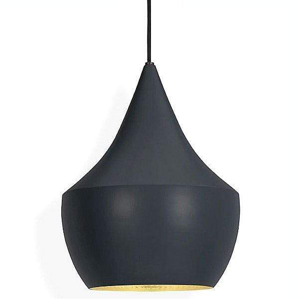Y1 Home Decore [USA] Tom Dixon Beat Fat Pendant Shade by Tom Dixon (Black)-OPEN BOX RETURN