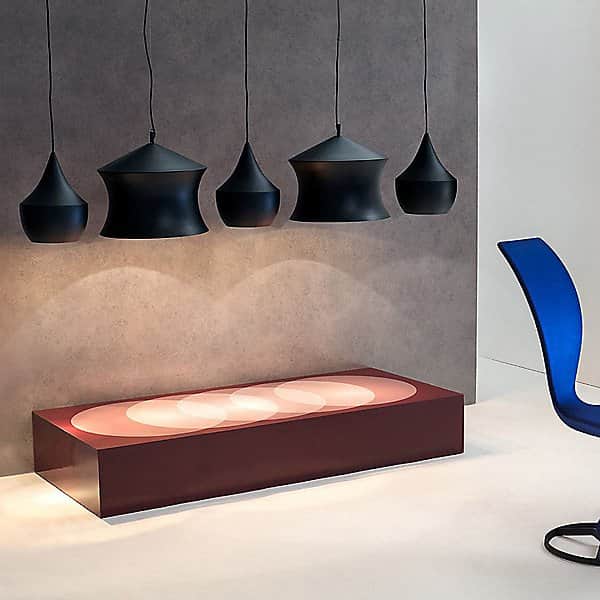 Y1 Home Decore [USA] Tom Dixon Beat Fat Pendant Shade by Tom Dixon (Black)-OPEN BOX RETURN