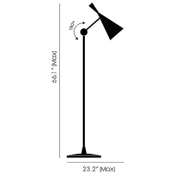 y1 Home Decore [USA] Tom Dixon Beat Floor Lamp