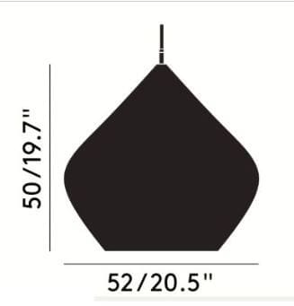 Y1 Home Decore [USA] TOM DIXON Beat Stout Pendant Light