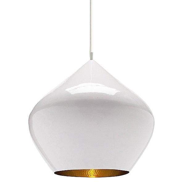 Y1 Home Decore [USA] Tom Dixon Beat Stout Pendant Shade by Tom Dixon(White)-OPEN BOX RETURN