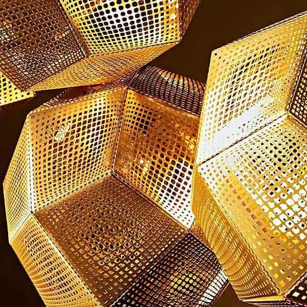 Y1 Home Decore [USA] Tom Dixon Etch Round Multi-Light Pendant Light
