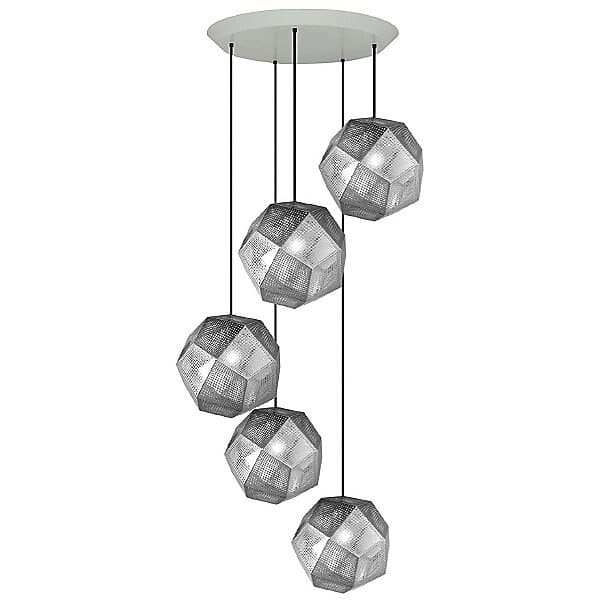 Y1 Home Decore [USA] Tom Dixon Etch Round Multi-Light Pendant Light